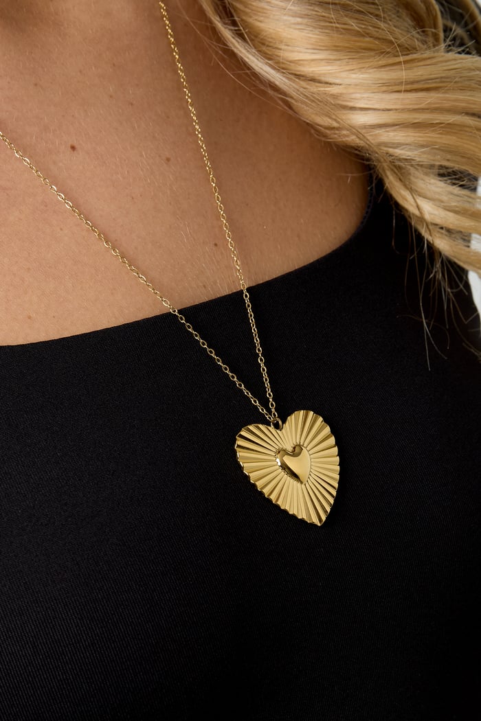 Stainless Steel Pendant necklaces Heart Casual Daily Simple Series Women's jewelry h5Picture3